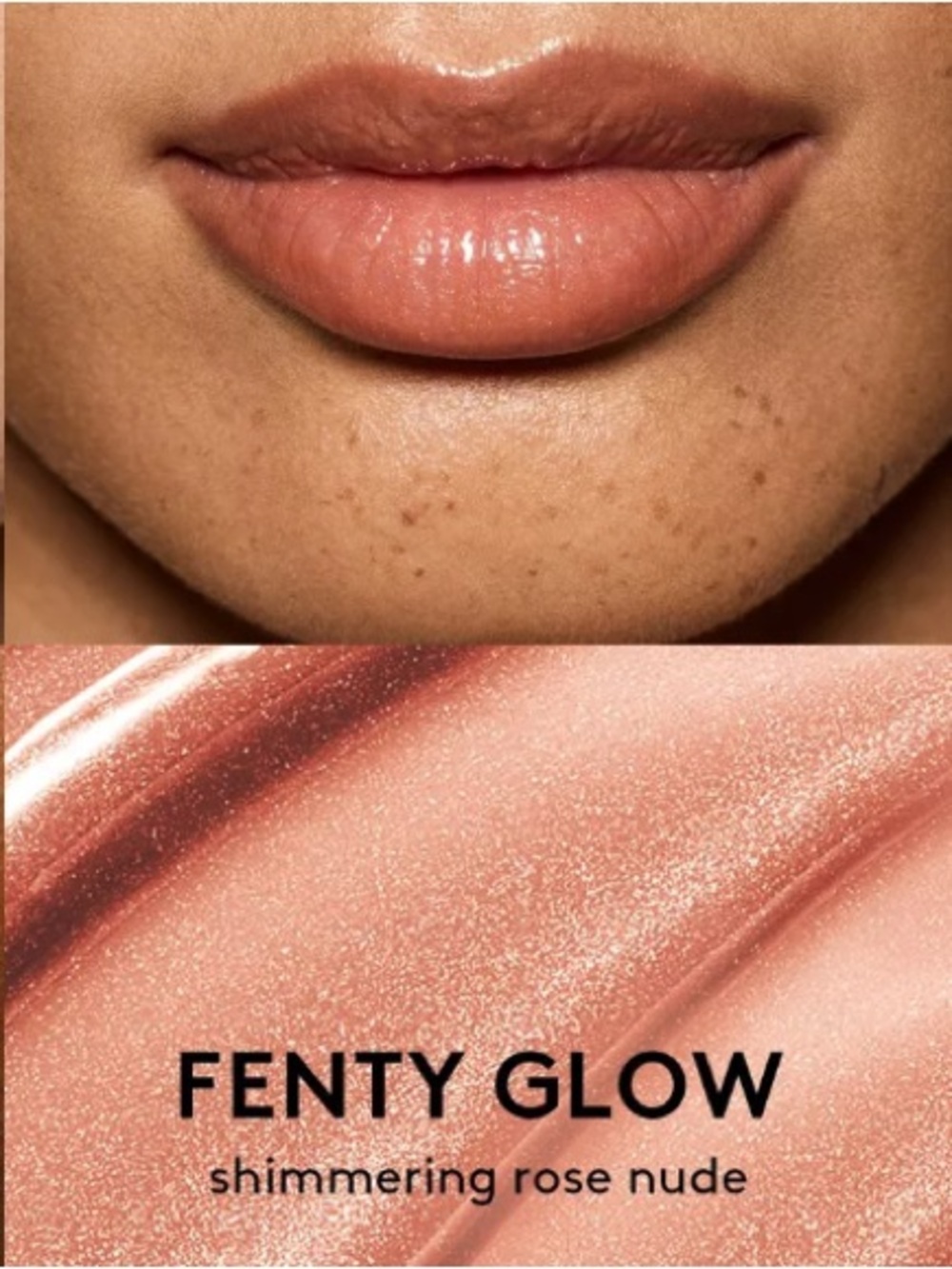 Fenty Beauty Gloss Bomb Lip Luminizer in Fenty Glow Shimmering Rose Nude
